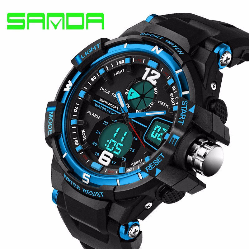 2016 Fashion 30m Waterproof Led Sports ElectronicWatches Men Luxury Brand Watch S Shock Silicone Digital Wristwatch Saat 76 G