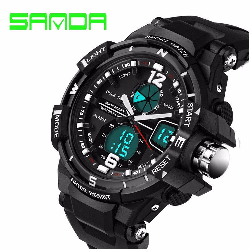 2016 Fashion 30m Waterproof Led Sports ElectronicWatches Men Luxury Brand Watch S Shock Silicone Digital Wristwatch Saat 76 G