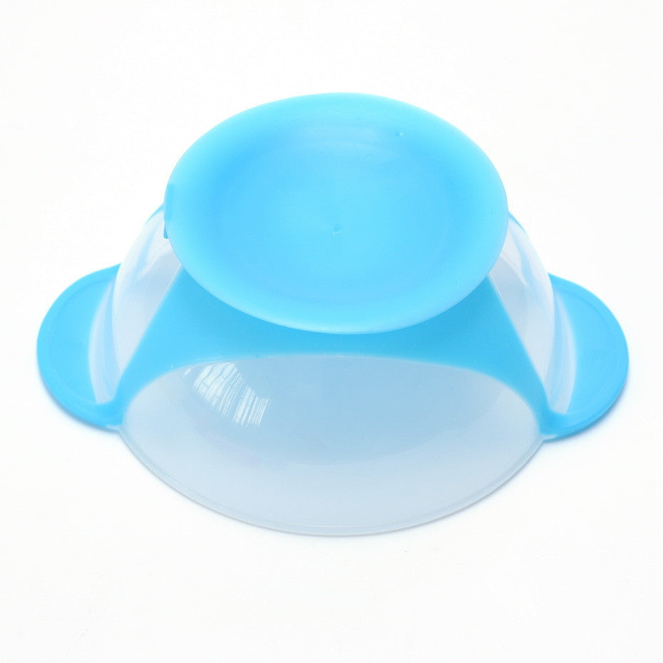 3Pcs/set Baby Dishes With Suction Bowl Temperature Sensing Spoon