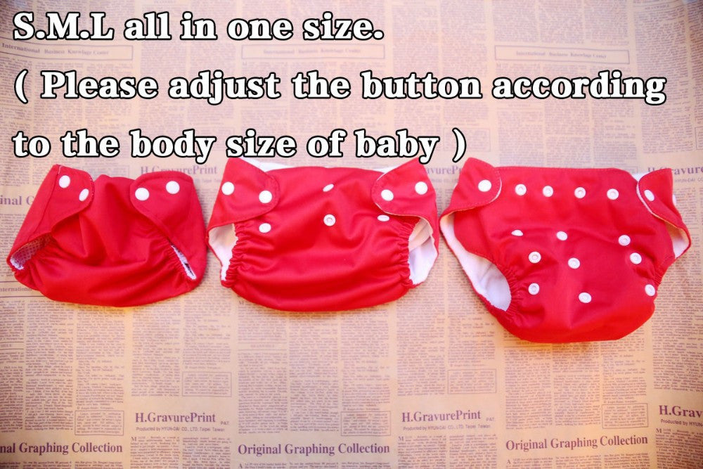 1PCS Reusable Baby Infant Nappy Cloth Diapers Soft Covers Washable Free Size Adjustable Fraldas Winter Summer Version