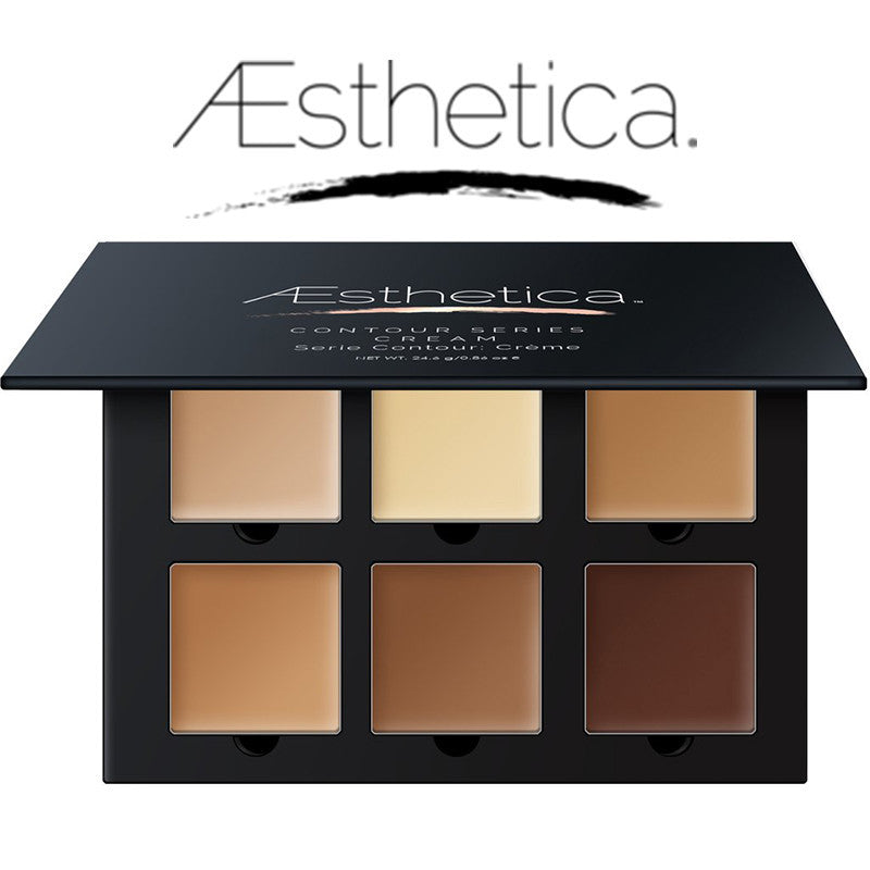 Aesthetica Cosmetics Cream Contour and Highlighting Concealer Makeup Kit beverly hills