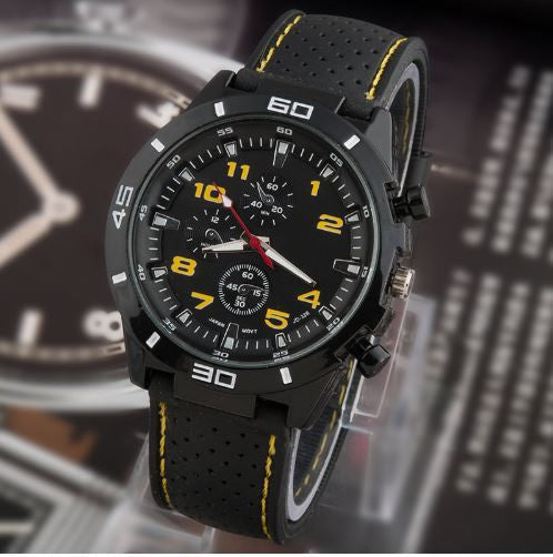 2016 new Casual Quartz watch men military Watches sport Wristwatch Dropship Silicone Clock Fashion Hours