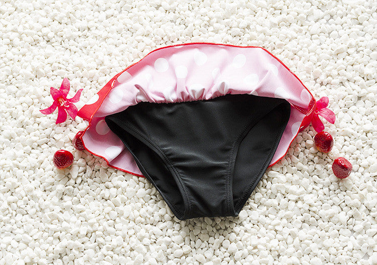 1-8Y Baby girls swimwear two pieces Summer baby swim Toddler bathing suit Dot girls swimwear princess Bikini infant swimwear