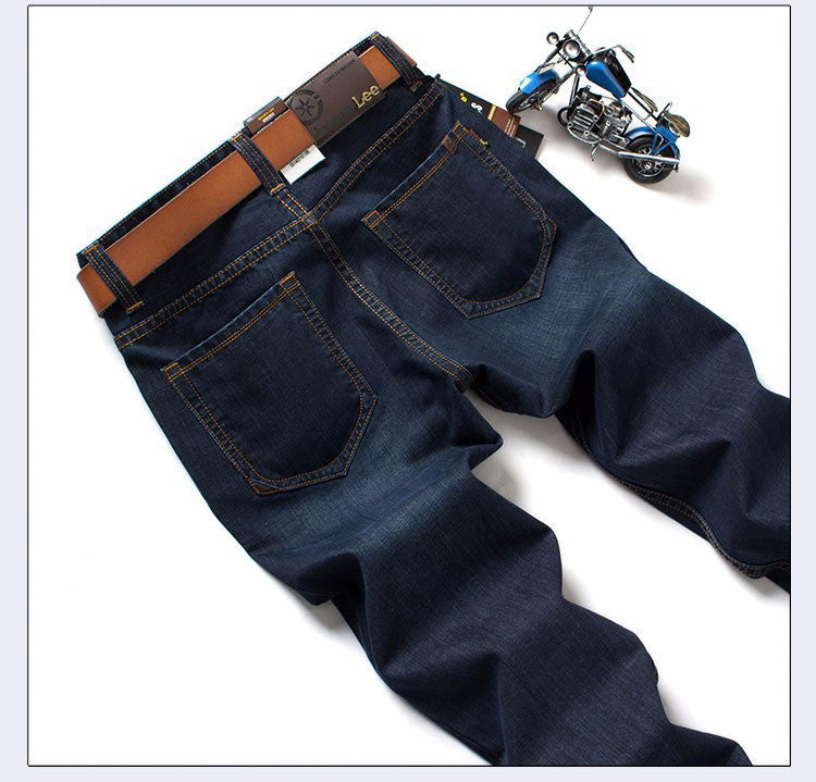 2015 Brand Jeans Straight New Fashion Top quality High Grade Slim jeans Straight Retro men Denim jeans