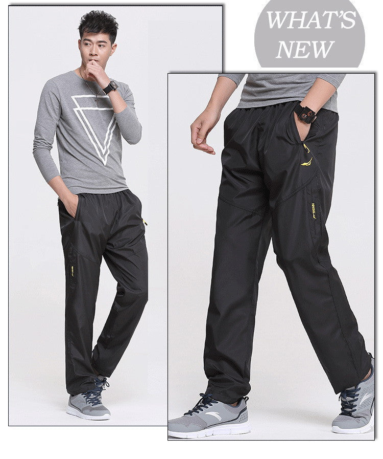2016 New Outdoor Quick Dry Men's Sports Pants Full Length Mens Running Pants Plus Size 3XL Men Jogging Trousers & Pants , PA210