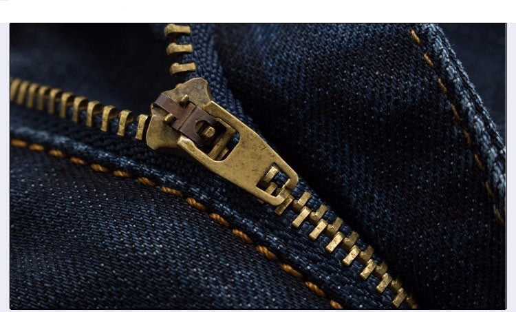 2015 Brand Jeans Straight New Fashion Top quality High Grade Slim jeans Straight Retro men Denim jeans