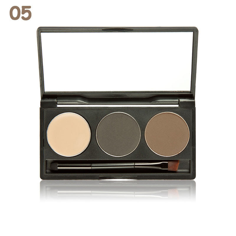 2016 Makeup Cosmetics BrowPow Waterproof Eyebrow Cake Powder Palette Eye Shadow Eye Brow Make Up Set Kit