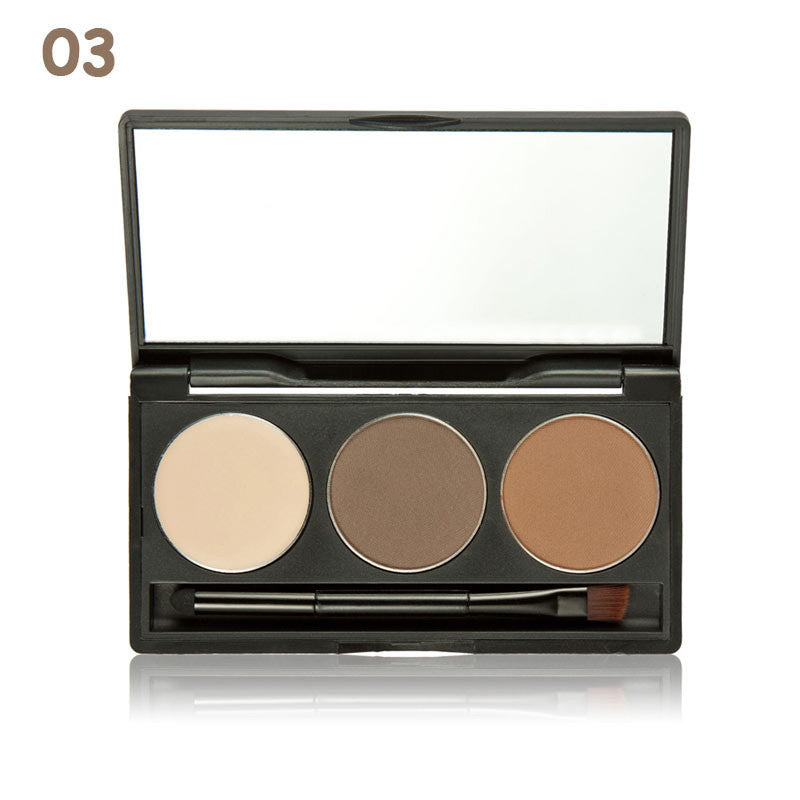2016 Makeup Cosmetics BrowPow Waterproof Eyebrow Cake Powder Palette Eye Shadow Eye Brow Make Up Set Kit