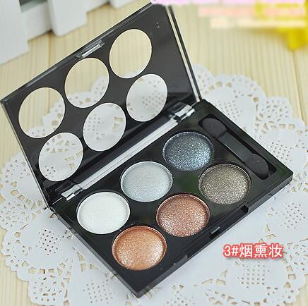 2016 New Arrival 6 colors Smoke eye shadow Makeup Plate