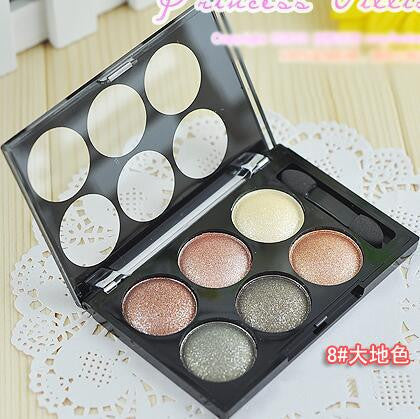 2016 New Arrival 6 colors Smoke eye shadow Makeup Plate