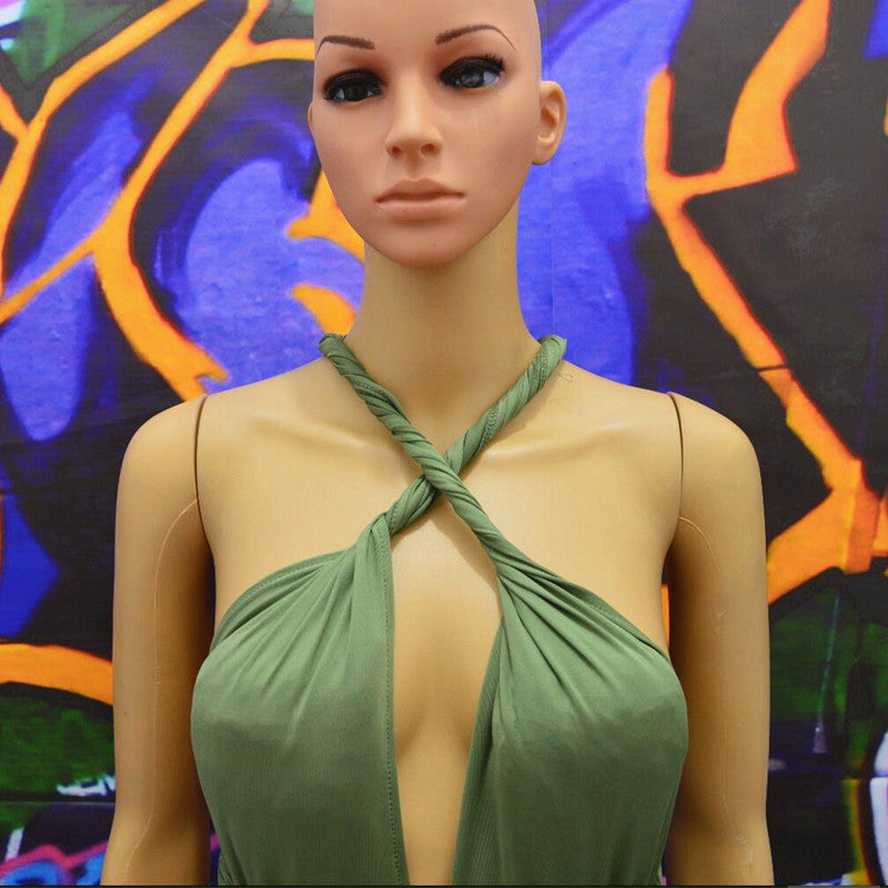 Women New Fashion Pocket Rompers and Jumpsuit Womens Sexy Sleeveless Playsuit Bodysuits Elegant Bandage Jumpsuits