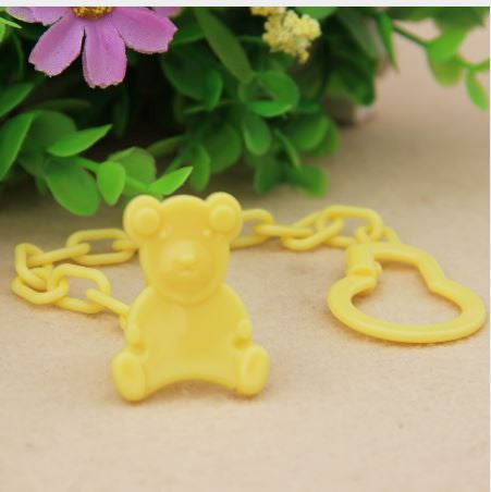 Baby Infant Dummy Pacifier Soother Chain Clip Holder Toddler Cartoon Pattern