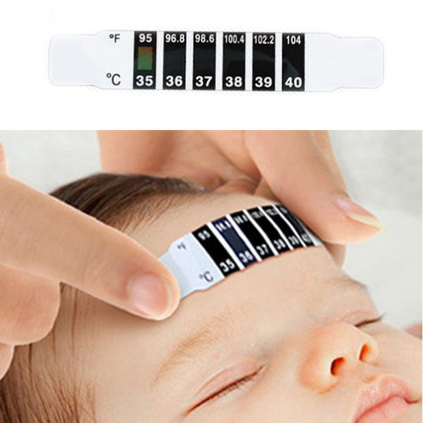10pcs Baby Thermometer Reusable Flexible Toddler Forehead Care Health Monitors