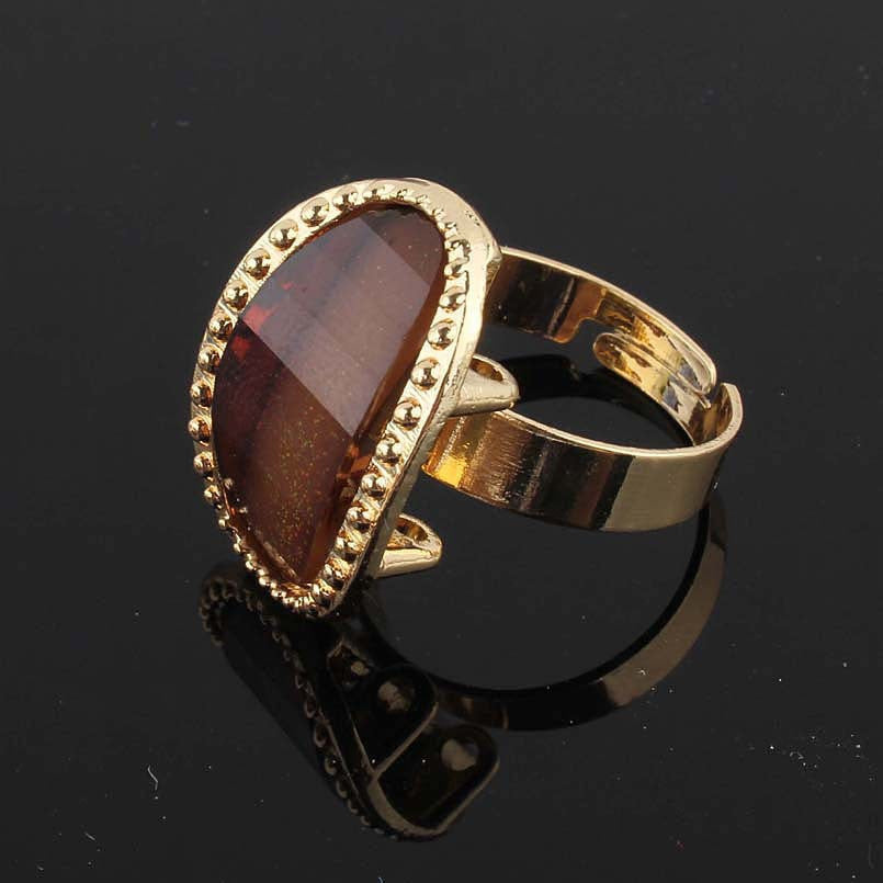 Free Shipping 18k Gold Filled Austrian Crystal Necklace Bracelet Earring Ring Wedding Jewelry Set For Women