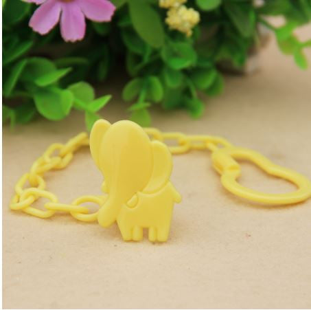 Baby Infant Dummy Pacifier Soother Chain Clip Holder Toddler Cartoon Pattern