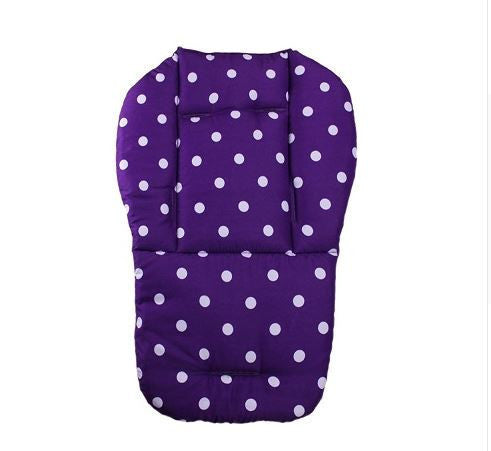 Comfortable Colorful Baby Infant Stroller Seat Pushchair Cushion Cotton Mat White Dot Seat Cushion