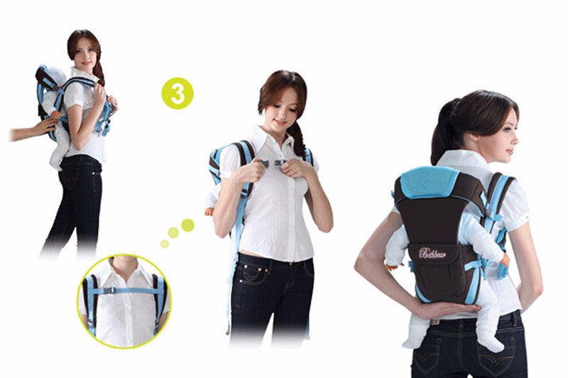2-30 Months Breathable Multifunctional Baby Carrier Infant Comfortable Pouch Wrap