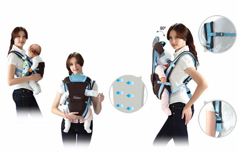 2-30 Months Breathable Multifunctional Baby Carrier Infant Comfortable Pouch Wrap