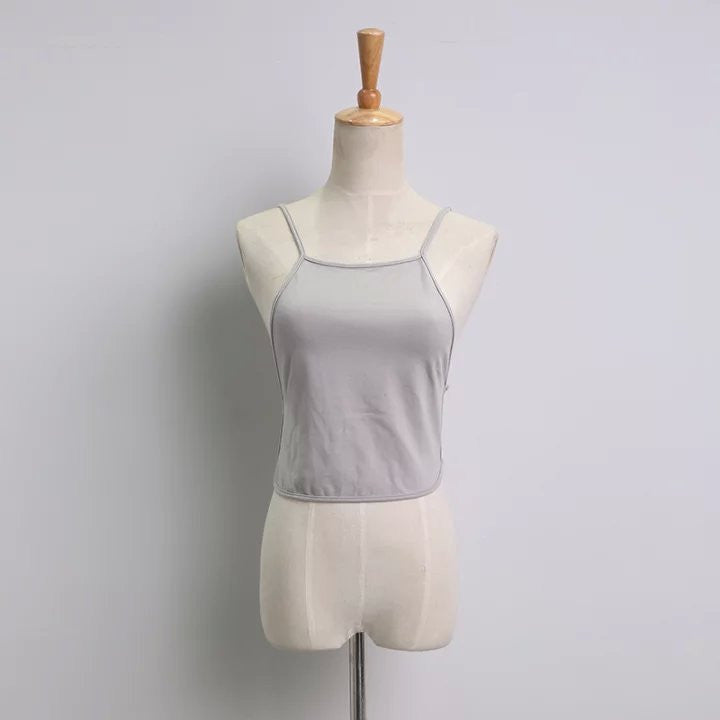 Brandy Melville Popular High Elastic Backless Cross camisole Wrapped bustier crop top