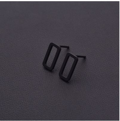 Fashion Gold Silver Punk Simple T Bar Earrings For Women Ear Stud Earrings