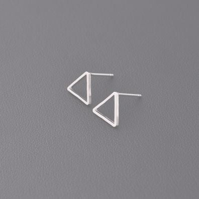 Fashion Gold Silver Punk Simple T Bar Earrings For Women Ear Stud Earrings