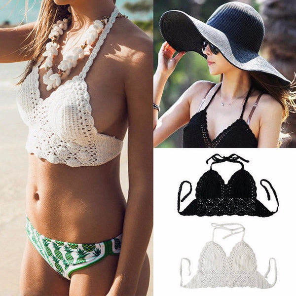 Brandy Melville Women Padded Bra Camisole Tops Bustier Vest Cutout Crop Top Lace Bralette Tank Blouse