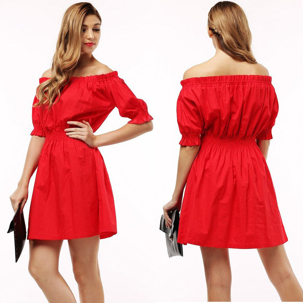 Women Dress short Sleeve Casual plus size Dresses