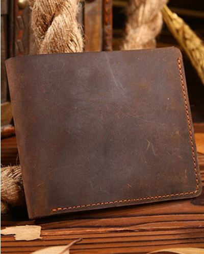 [COWATHER] Crazy horse leather men wallets Vintage genuine leather wallet for men cowboy top leather thin to put free shipping