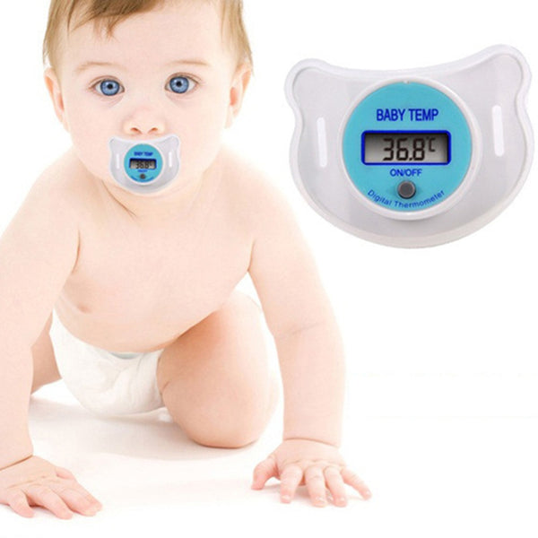 Baby Nipple Thermometer Baby Pacifier LCD Digital Mouth nipple Thermometer