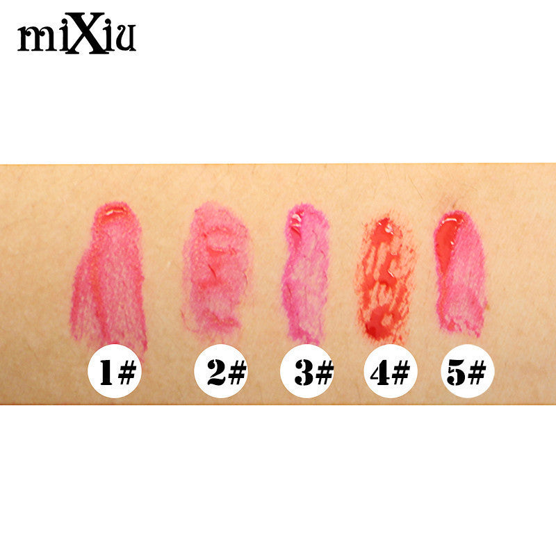 Mixiu Multifunction Lip Tint Dyeing Liquid Lipgloss & Blusher Waterproof Lip Gloss Makeup Beauty Cosmetics Lips