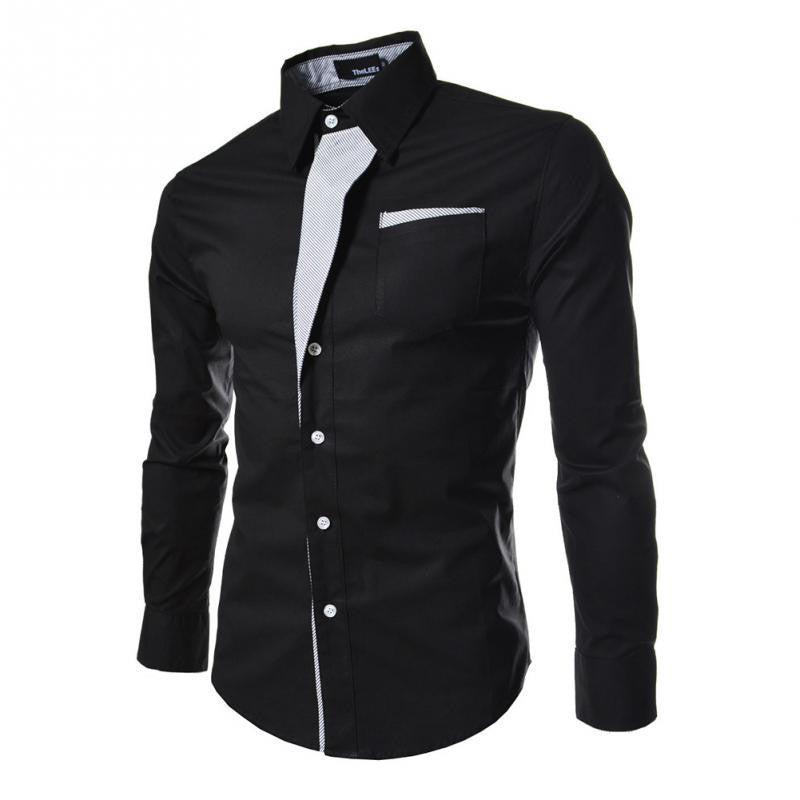 Dress Fashion Quality Long Sleeve Shirt Men Korean Slim Desig bipolarlife Dress Fashion Quality Long Sleeve Shirt Men Korean Slim Desig bipolarlife