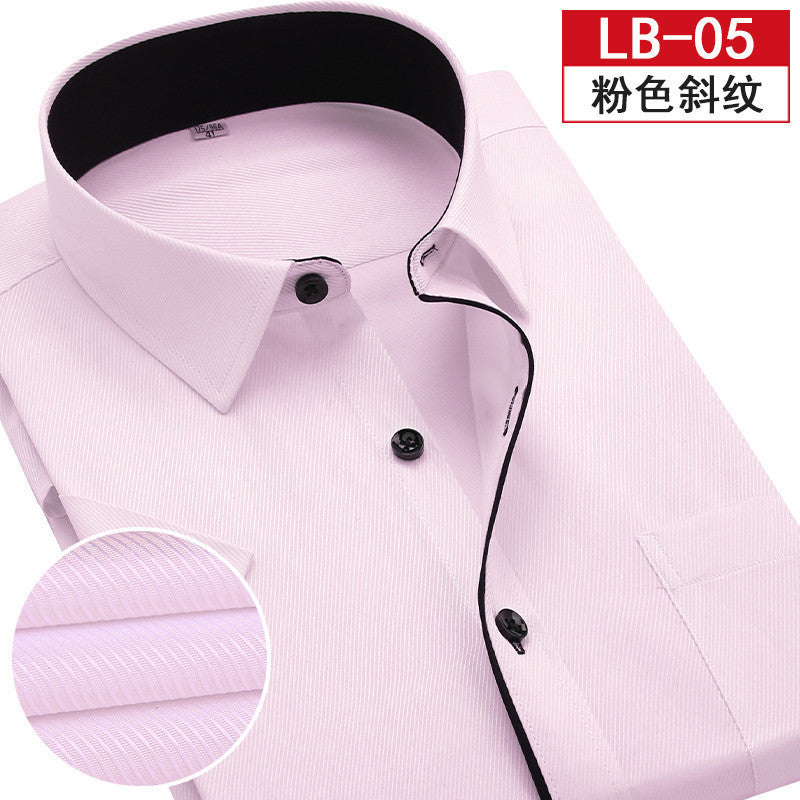 2016 Summer Men's Short Sleeve Shirt Stripe Slim Comfortable Youth Leisure and Business Office Non-Iron Casual Slim Fit clothing