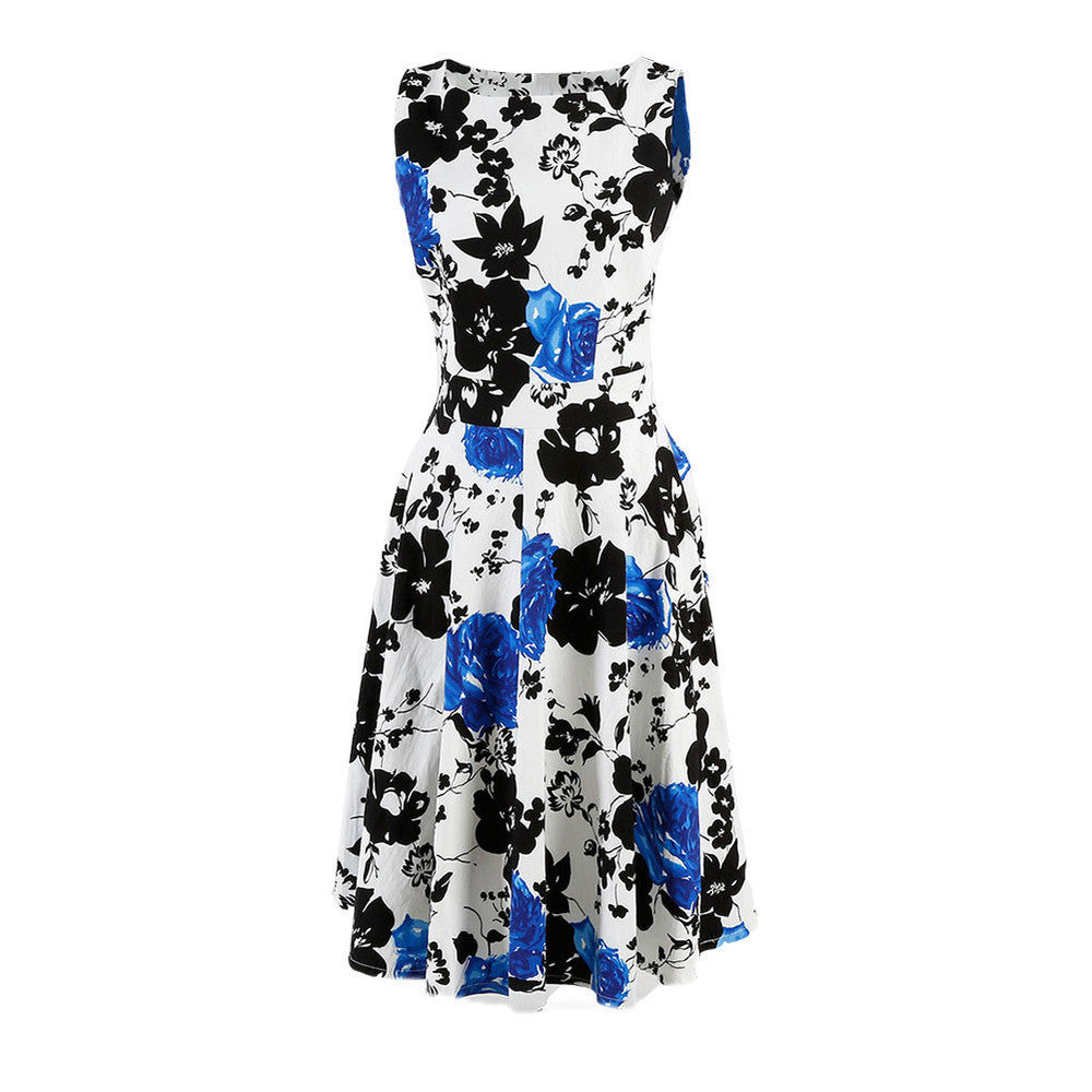 2016 Summer Style Floral Print Maxi Dresses
