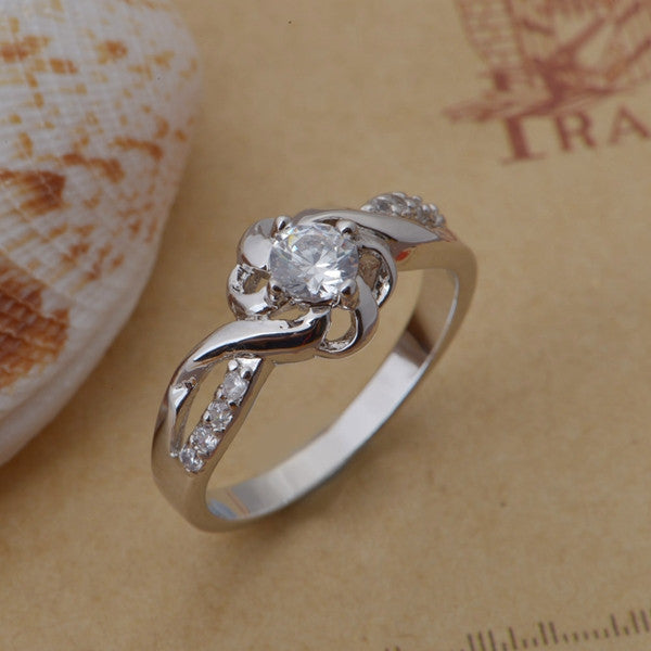 One Piece Crystal Rings Women Aneis Femininos Bijuterias Created Diamond