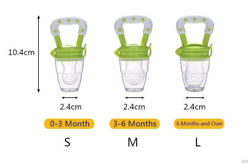 1Pcs Baby Pacifier Fresh Food Milk Nibbler Feeder