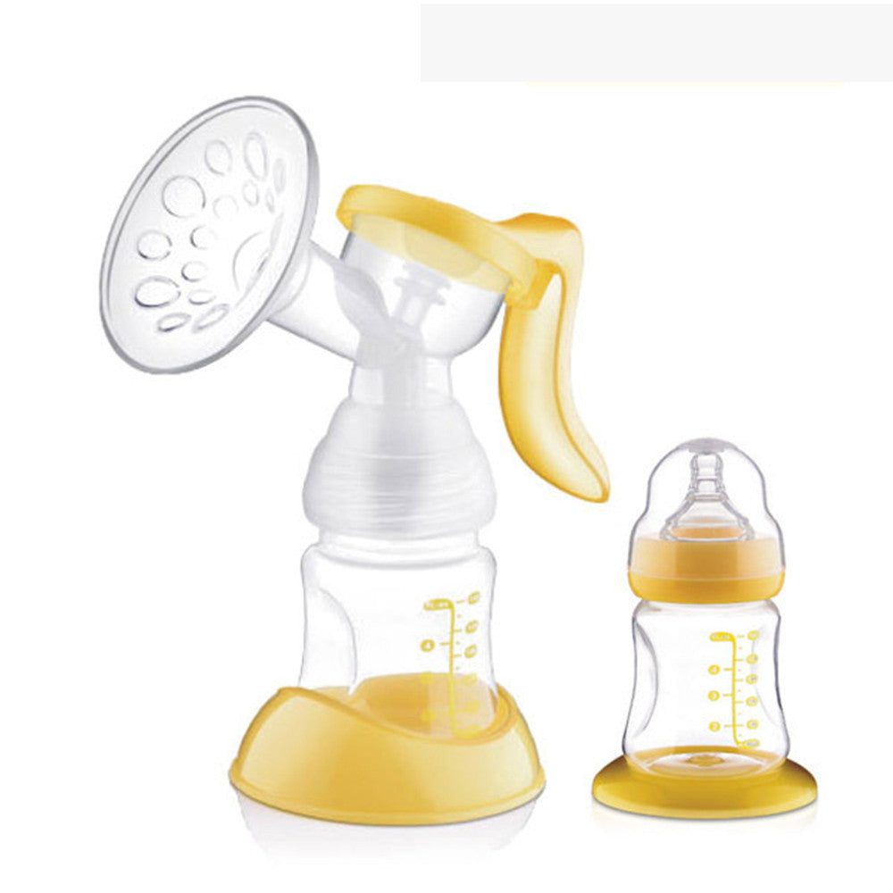 Manual Breast Feeding Pump Original With Milk Bottle