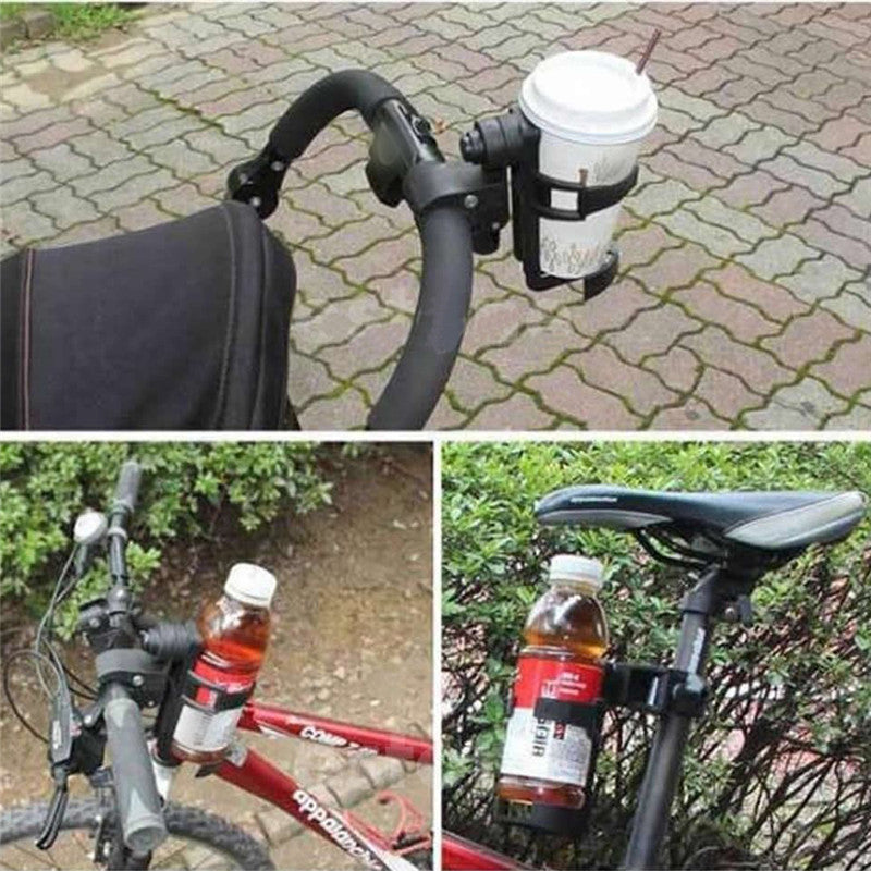 Universal Rotatable Parent Console Organizer Baby Stroller Bottle Holder