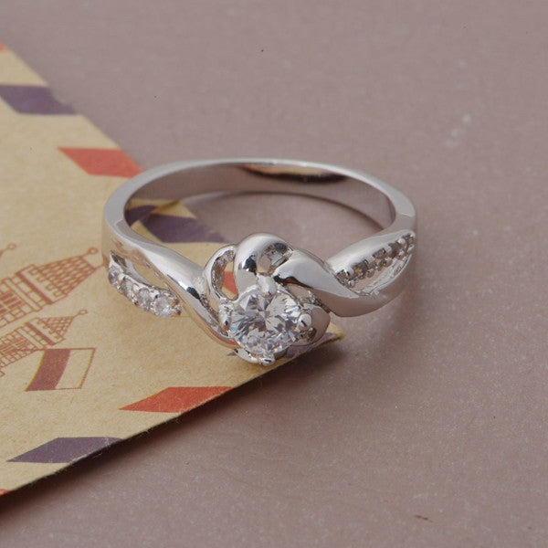 One Piece Crystal Rings Women Aneis Femininos Bijuterias Created Diamond