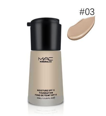 New Brand MRC Makeup Base Face Liquid Foundation BB Cream SPF15 Concealer Whitening Moisturizer Oilcontrol Waterproof Maquiagem