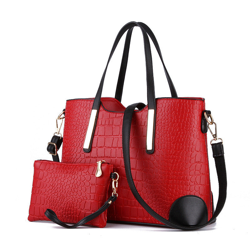 Women  Leather  Michael Crocodile Crossbody bag