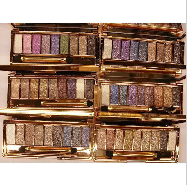 Professional 9 Colors Diamond Bright Colorful Makeup Eye Shadow