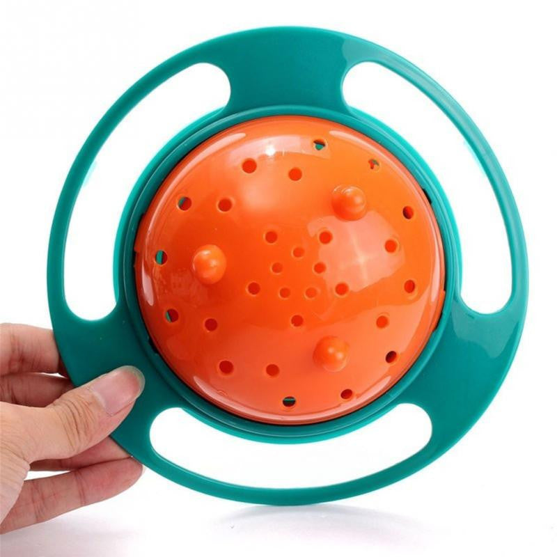 New Children Kid Baby Toy Universal 360 Rotate Spill-Proof Bowl Dishes Free Shipping