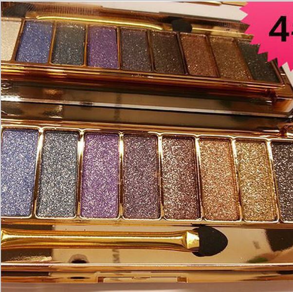 Professional 9 Colors Diamond Bright Colorful Makeup Eye Shadow