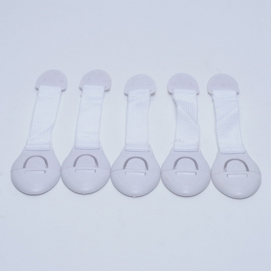 10 Pcs Cabinet Door Drawers Bendy Safety Plastic Locks For Child