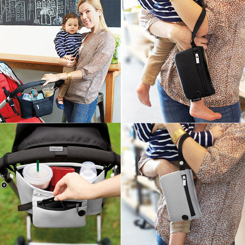 Multifunctional Waterproof Universal Baby Car Hanging Basket Storage Stroller