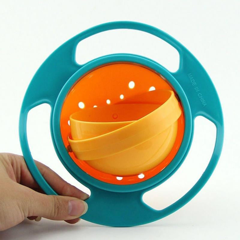 New Children Kid Baby Toy Universal 360 Rotate Spill-Proof Bowl Dishes Free Shipping