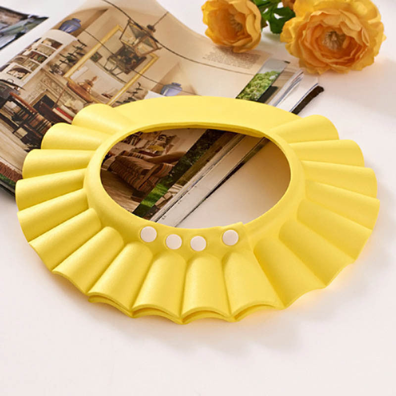 Adjustable EVA Soft Baby Shampoo Shower Cap Baby Care Bath Protection For Kid