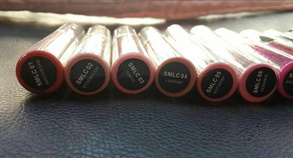 12Colors New several color nyxs makeup lipstick for women lip stick cosmetic make up