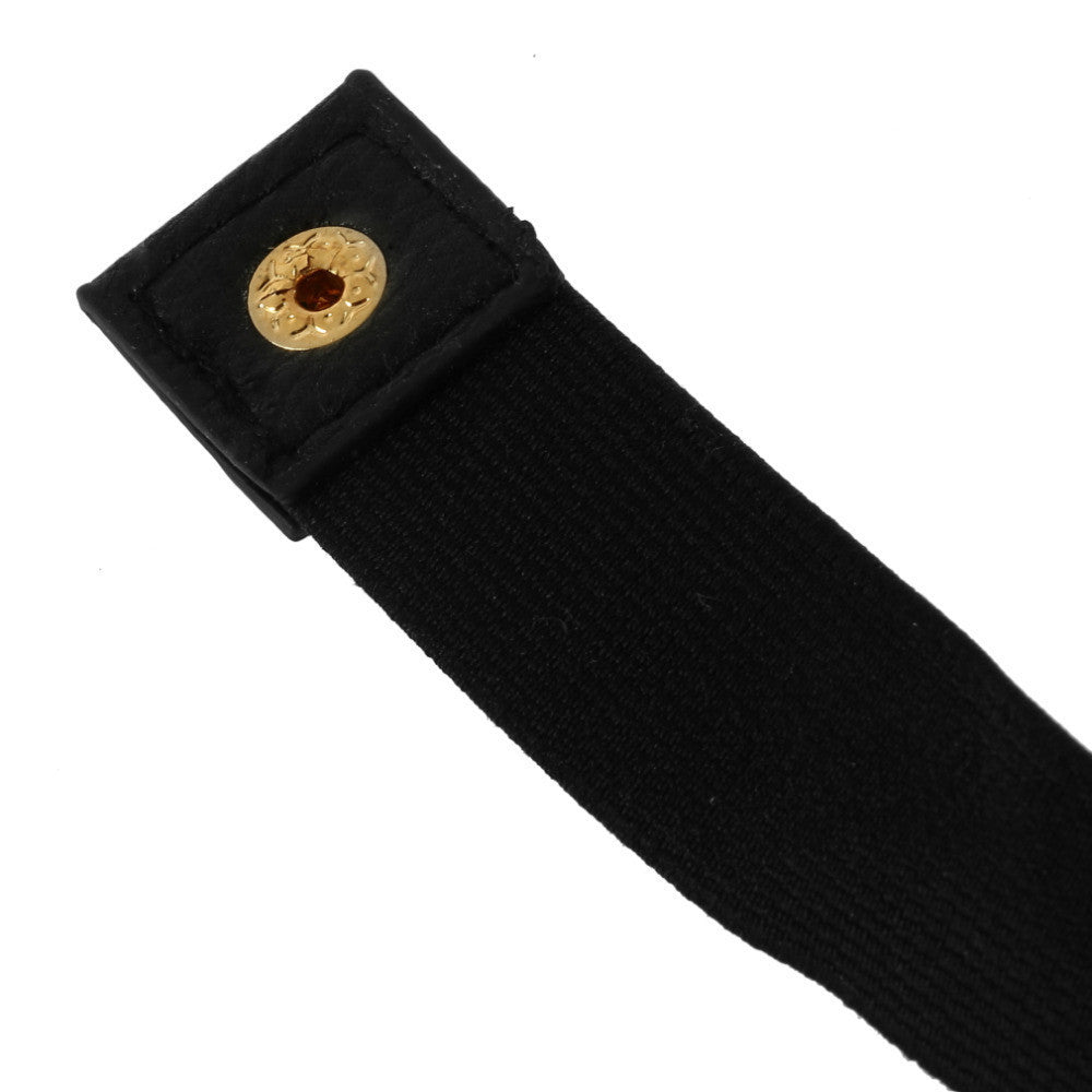 Slim Elastic Metallic Bling Band Gold Plate Metal Waist Belt DropShipping Wholesale