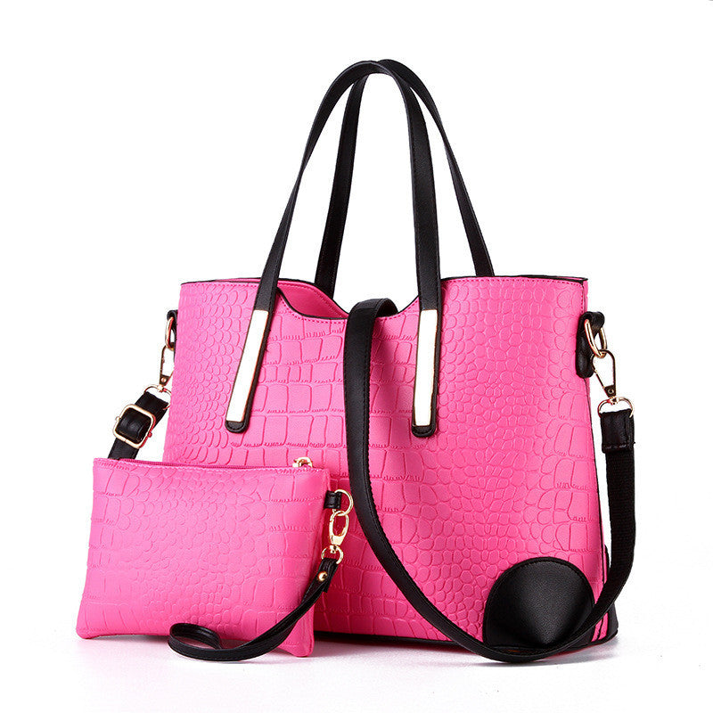 Women  Leather  Michael Crocodile Crossbody bag